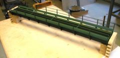 Ocelový most pro zahradní železnici délka 1 m