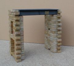 Most 30 03 s prodlouženými pilíři.